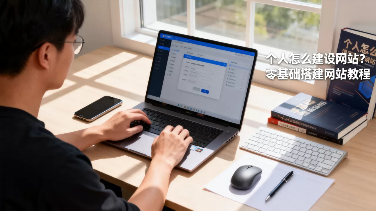 个人怎么建设网站？零基础搭建网站教程
