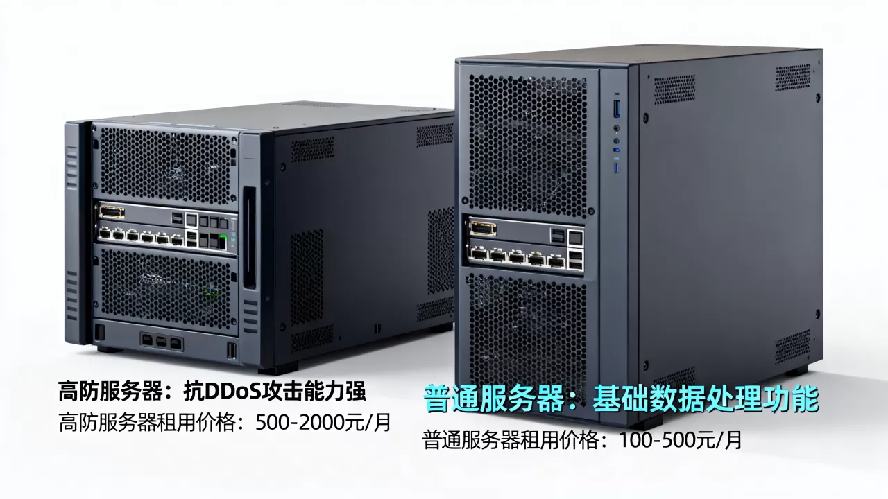 高防服务器和普通服务器有什么区别？高防服务器租用价格是多少