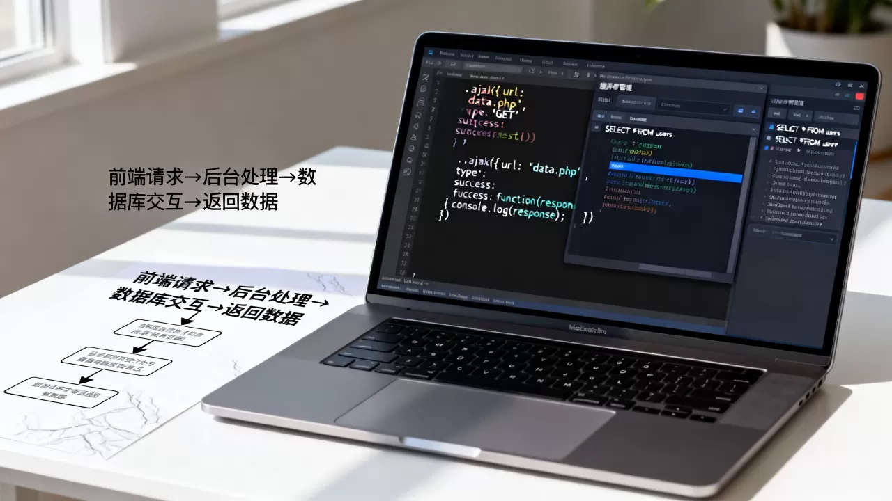 ajax交互数据库怎么实现?前端ajax请求后台数据 ajax交互数据库怎么实现?前端ajax请求后台数据
