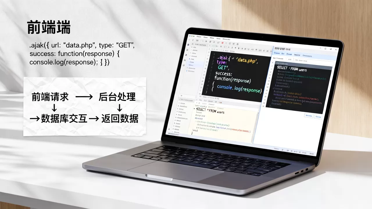 ajax交互数据库怎么实现?前端ajax请求后台数据 ajax交互数据库怎么实现?前端ajax请求后台数据