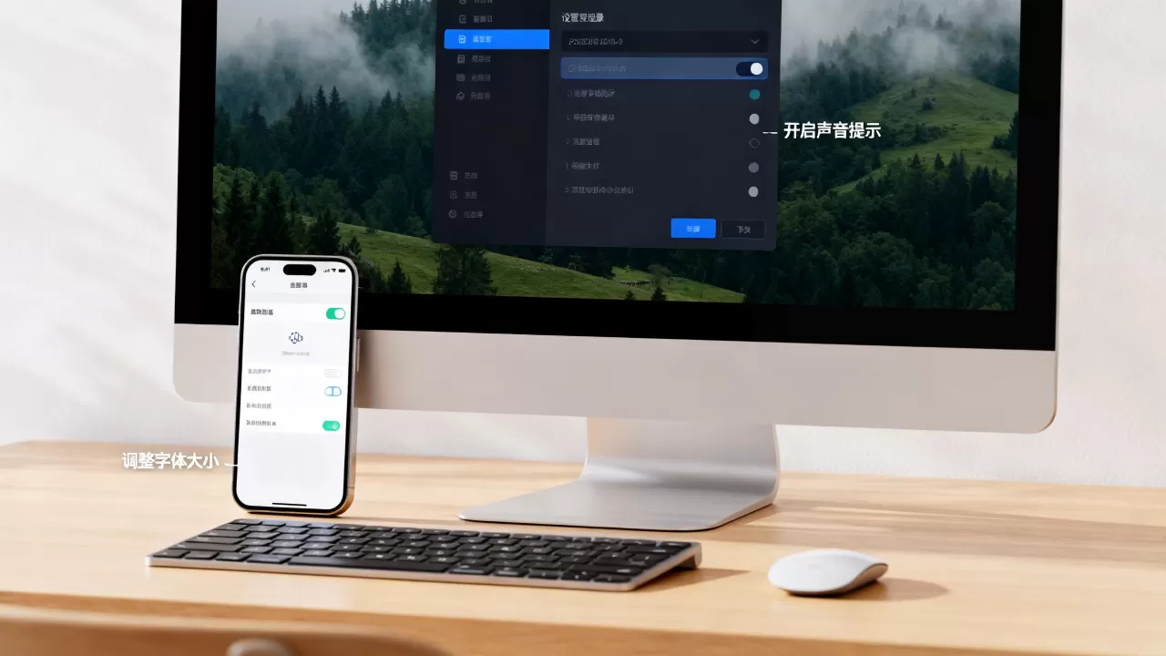 列的字体大小怎么调声音提示怎么开? 列的字体大小怎么调声音提示怎么开?