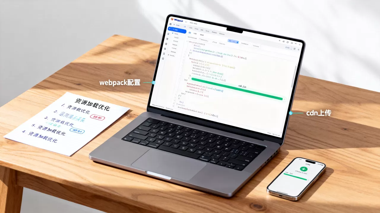 webpack图片上传cdn怎么配置？如何优化前端资源加载速度