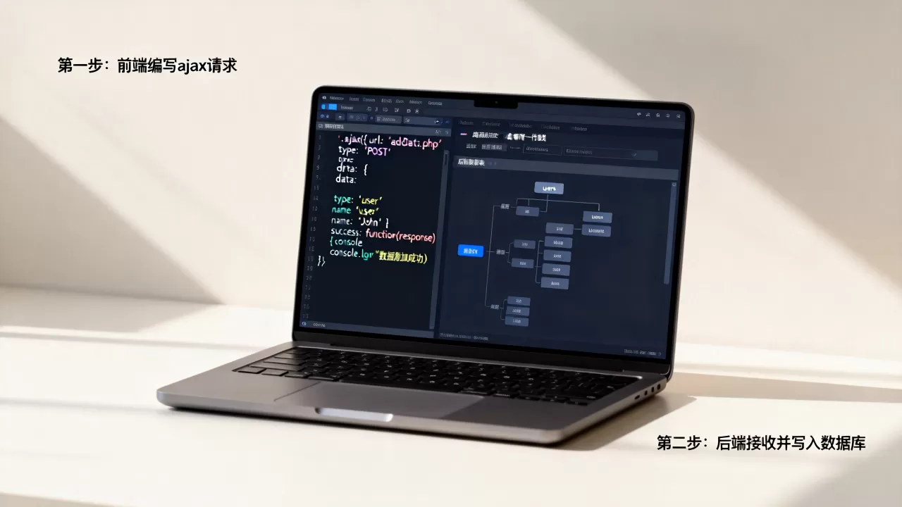 ajax向数据库添加数据类型怎么操作?前端ajax提交数据到后端数据库 ajax向数据库添加数据类型怎么操作?前端ajax提交数据到后端数据库
