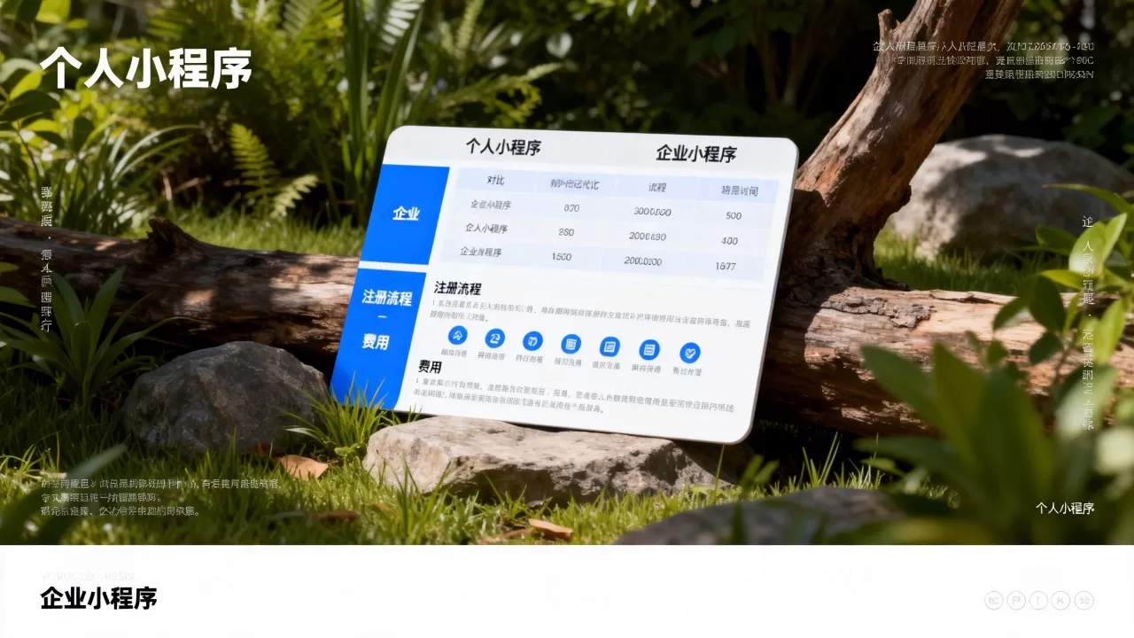 个人小程序和企业小程序区别是什么?小程序注册流程及费用详解 个人小程序和企业小程序区别是什么?小程序注册流程及费用详解