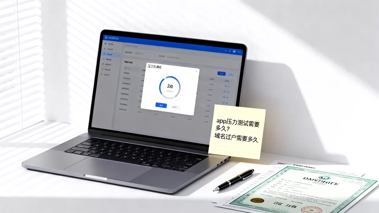 app压力测试需要多久？域名过户需要多久