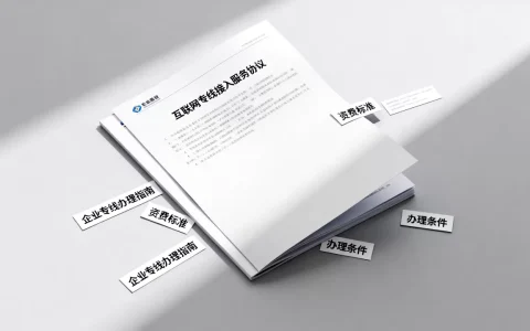 互联网专线接入服务协议怎么签？企业专线资费及办理条件详解