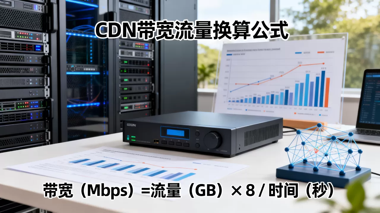 CDN带宽流量怎么换算?CDN带宽流量换算公式 CDN带宽流量怎么换算?CDN带宽流量换算公式