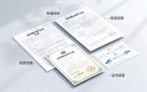 互动云主机mtbf认证证书怎么办理？云主机可靠性认证流程