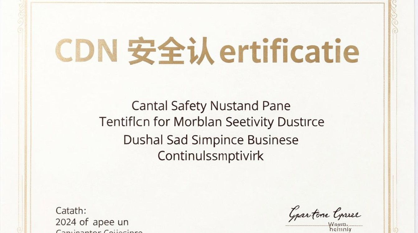 cdn安全认证 cdn安全认证