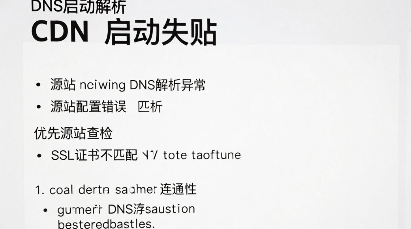 cdn启动失败 cdn启动失败