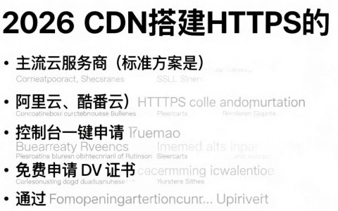 cdn搭建https证书怎么申请？免费https证书申请流程