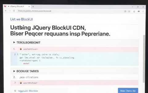 jquery blockui cdn怎么用，jquery blockui cdn