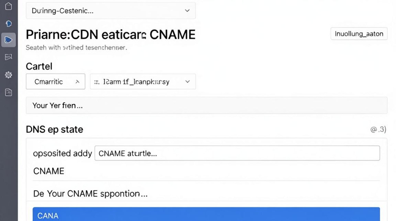 cdn搭建cname