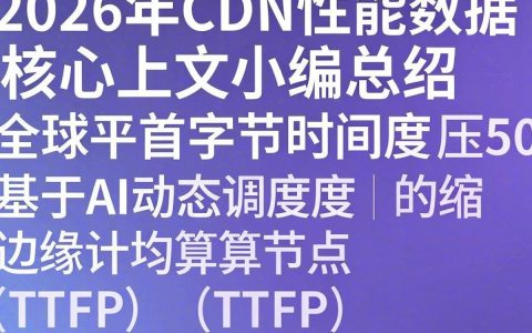 CDN性能数据怎么看，CDN加速效果评测