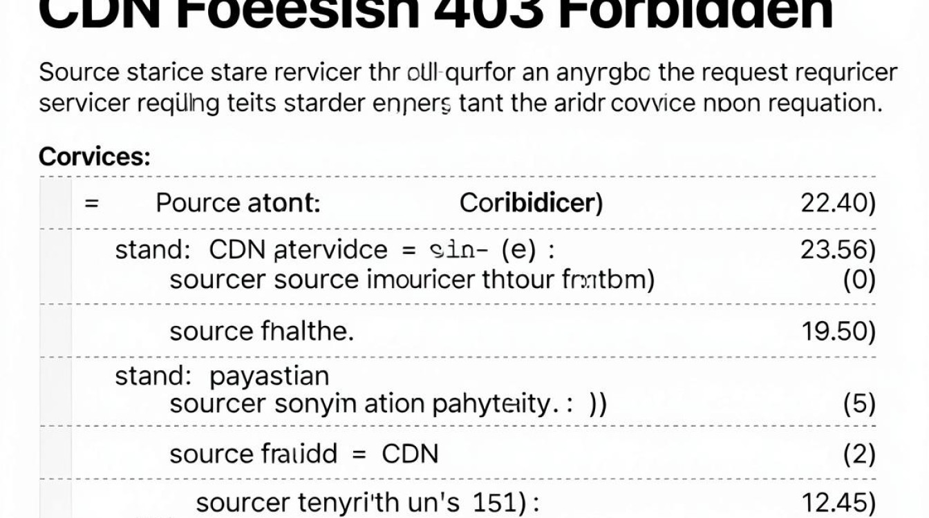 cdn加速403 cdn加速403
