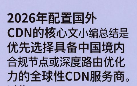 cdn国外站点怎么加速，国外cdn加速解决方案