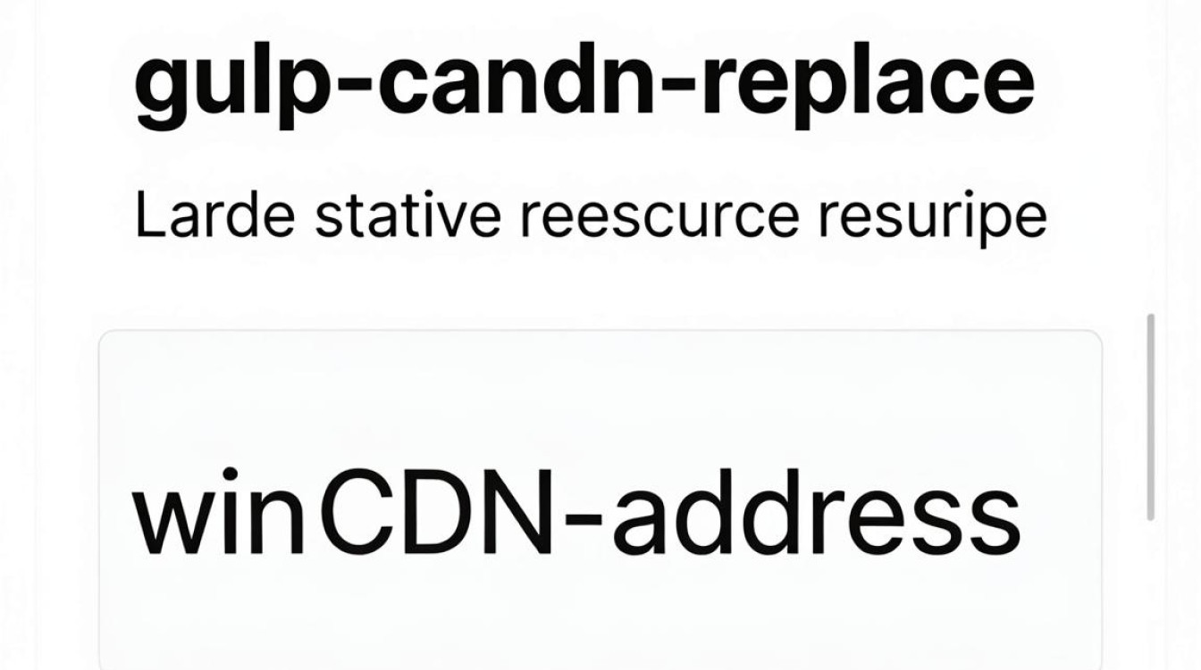 gulp cdn replace gulp cdn replace