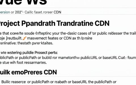vuejs上传cdn，vue项目如何配置cdn加速静态资源
