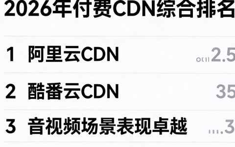 付费cdn排名哪家强？付费cdn排名
