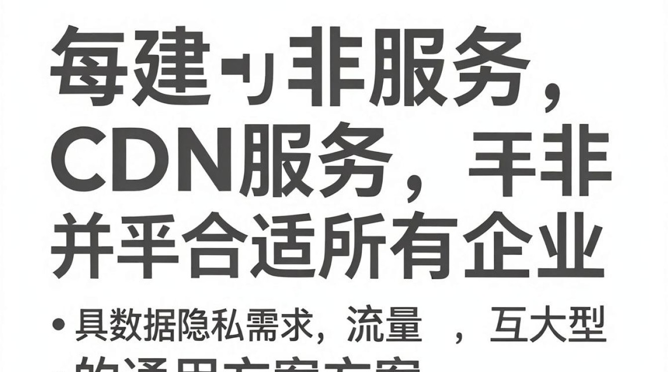 自建cdn服务 自建cdn服务
