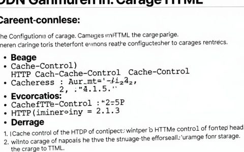 cdn缓存html怎么配置，cdn缓存html