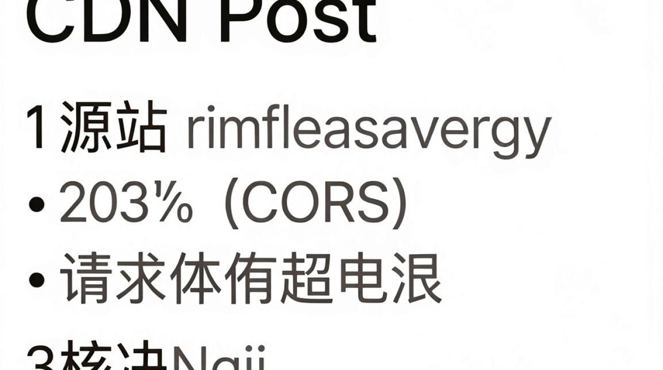cdn post 问题