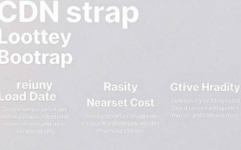 bootstrap使用cdn，bootstrap引入cdn加速方法