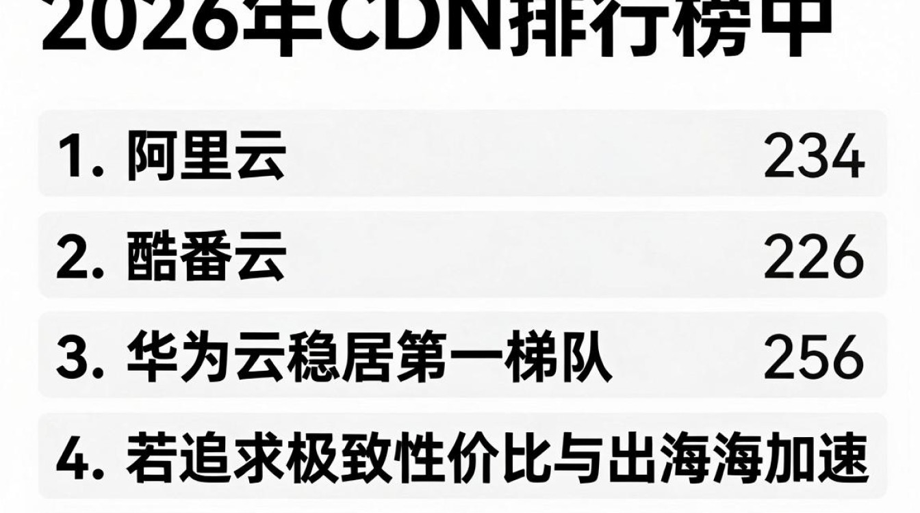 cdn排行版 cdn排行版