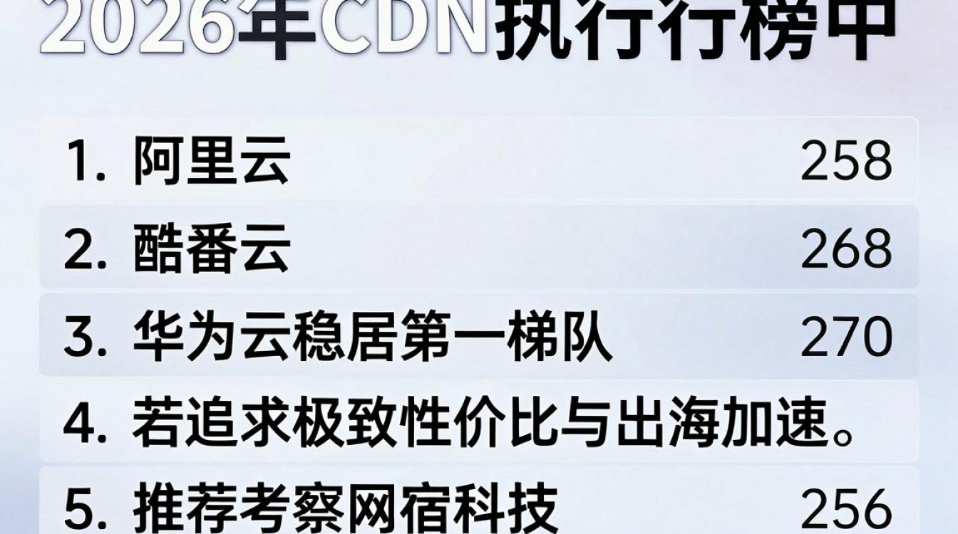 cdn排行版 cdn排行版