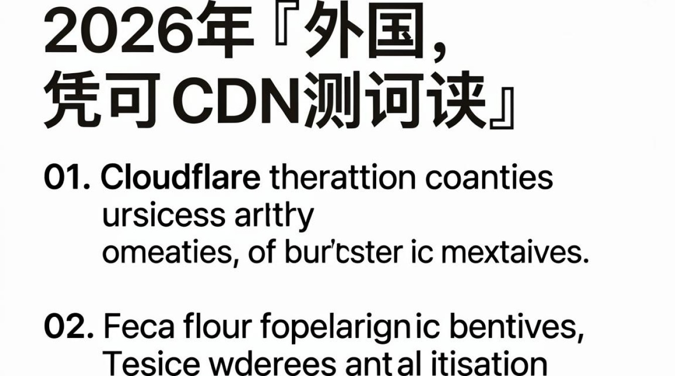 外国cdn测评 外国cdn测评