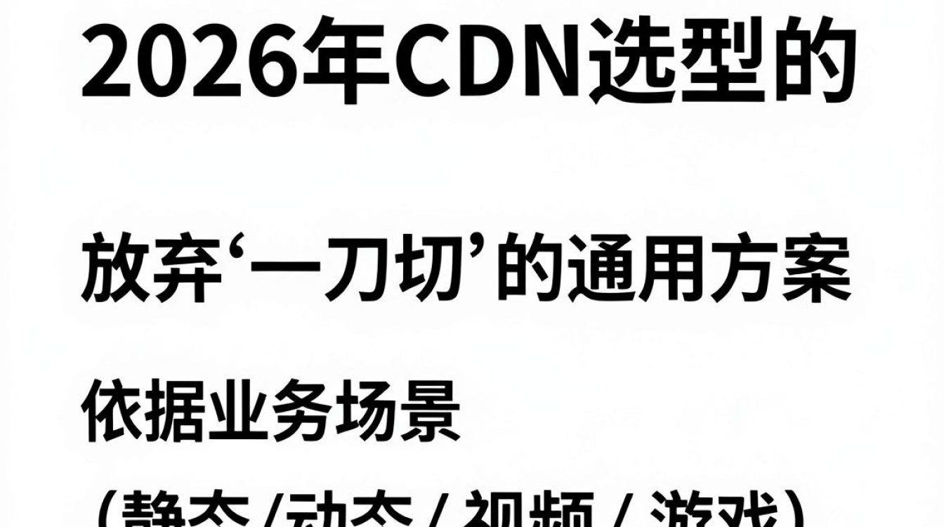 cdn选什么 cdn选什么