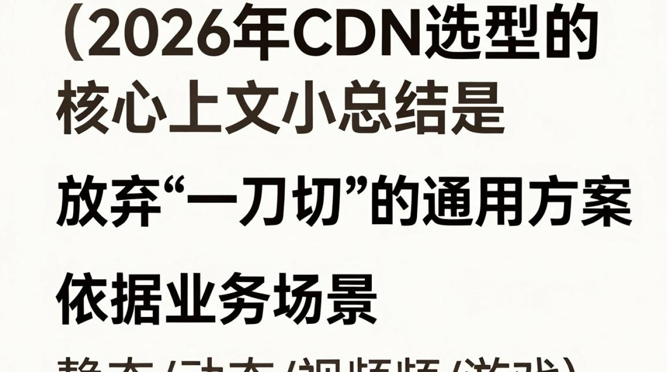 cdn选什么 cdn选什么