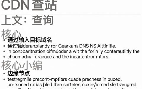 cdn网站查询是什么，cdn加速怎么配置