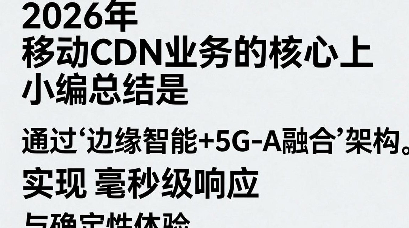 移动cdn业务