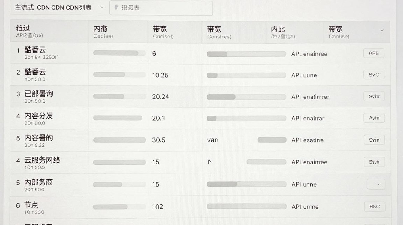 获取cdn列表 获取cdn列表