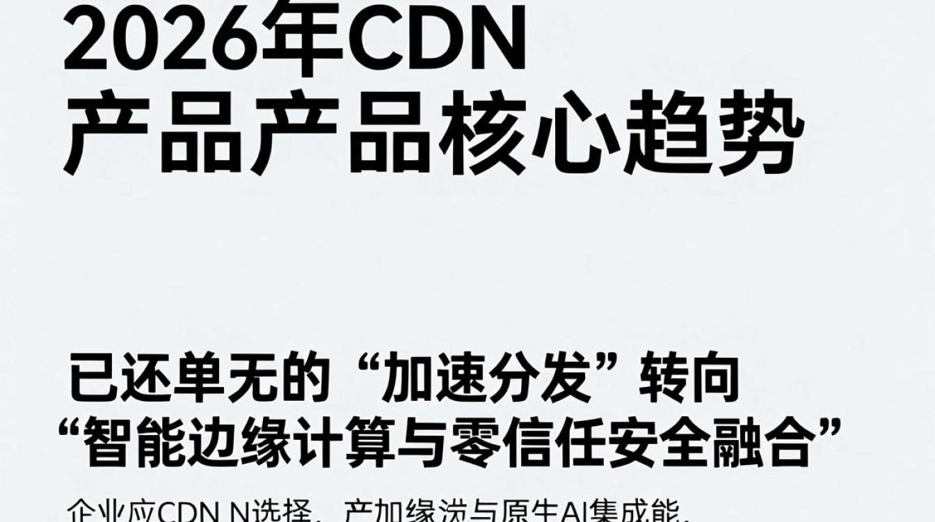 cdn产品趋势 cdn产品趋势