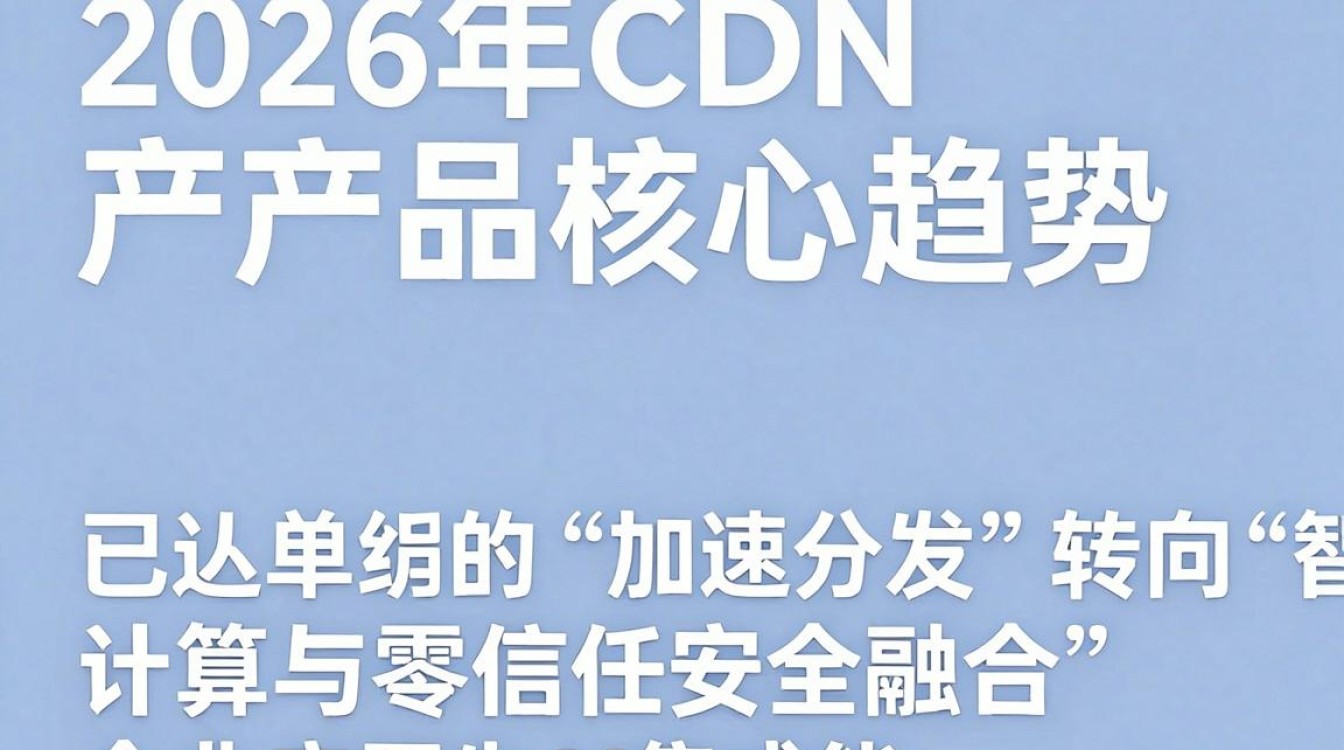 cdn产品趋势 cdn产品趋势