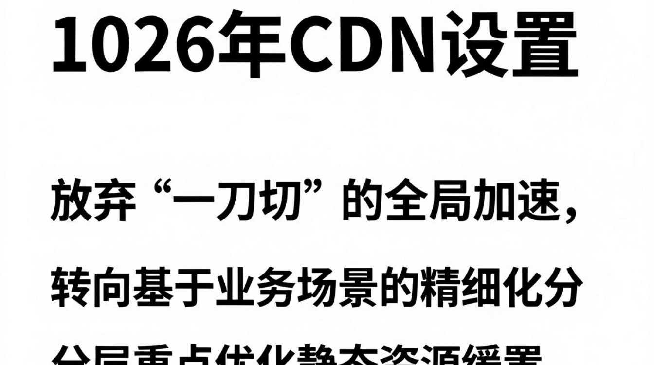 cdn设置推荐 cdn设置推荐