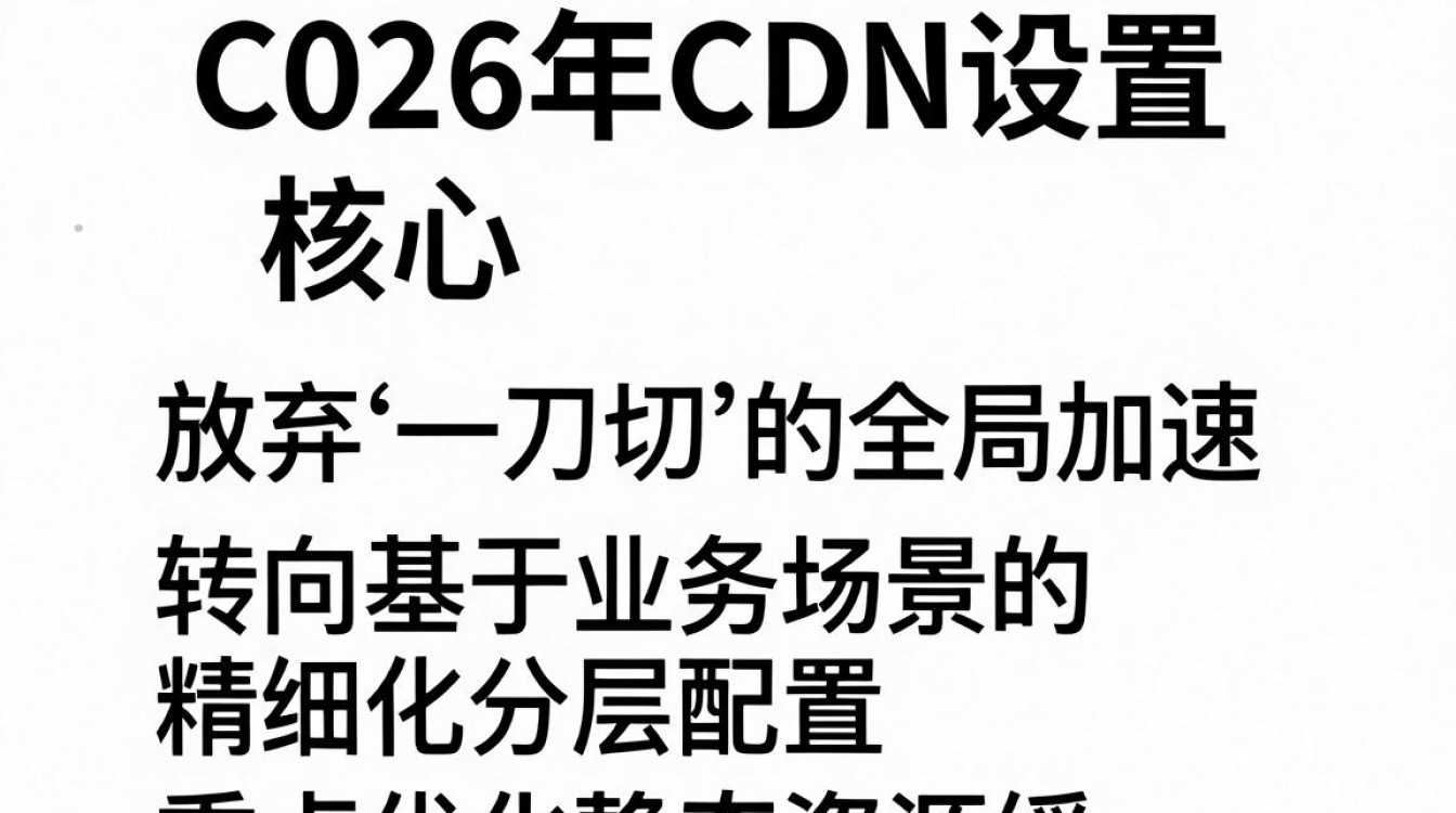 cdn设置推荐 cdn设置推荐