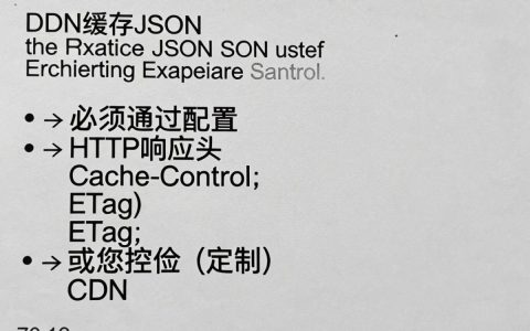 cdn缓存json是什么，cdn缓存json配置方法