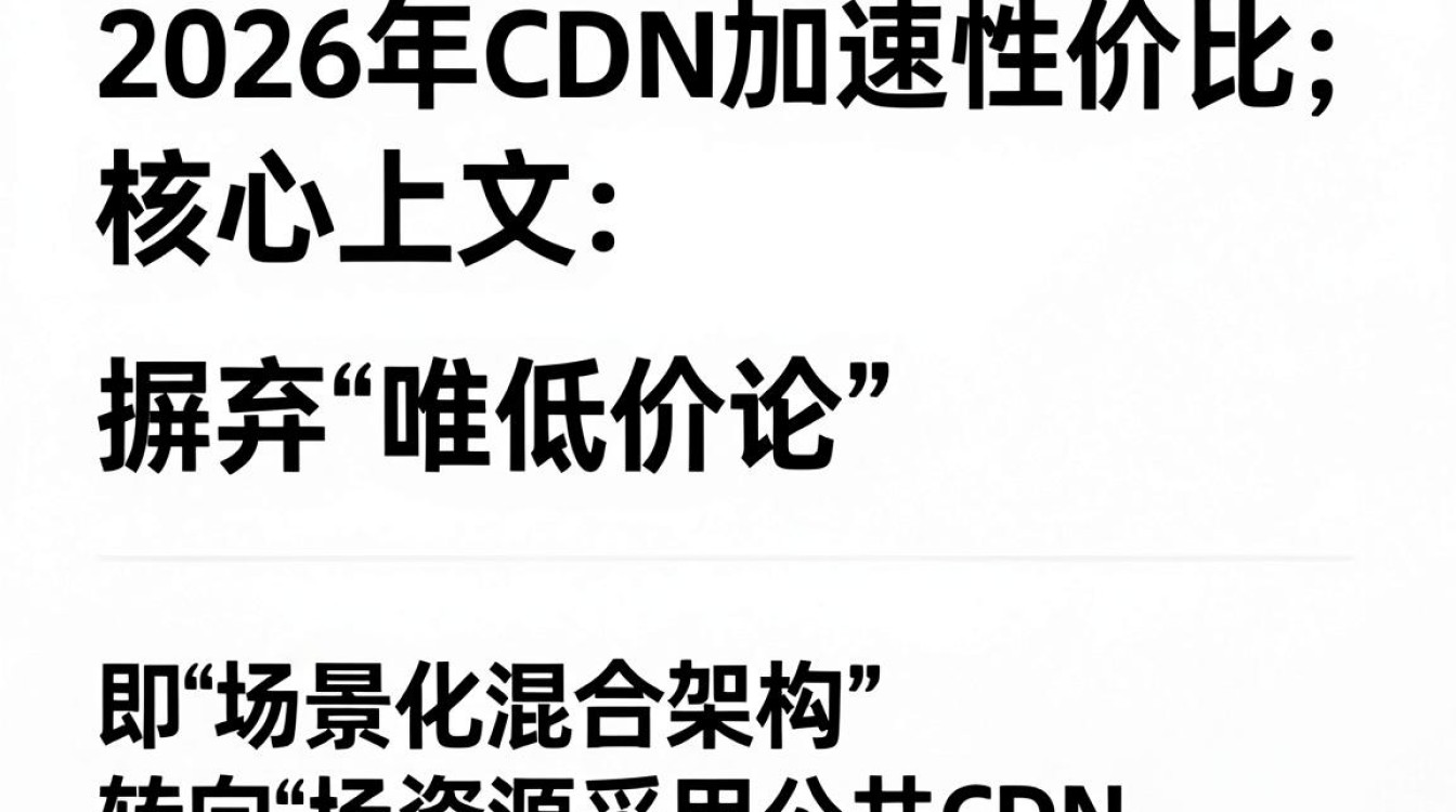 cdn加速性价比