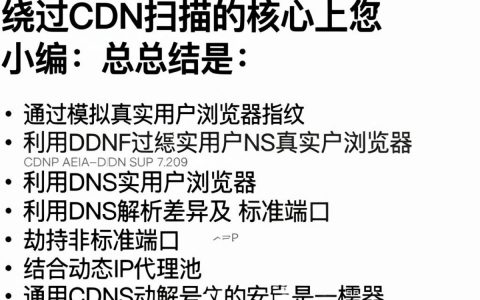 绕过cdn扫描怎么查真实ip，绕过cdn扫描