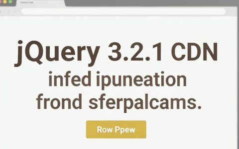 jquery 3.2.1 cdn 下载，jquery 3.2.1 最新版 cdn 加速地址