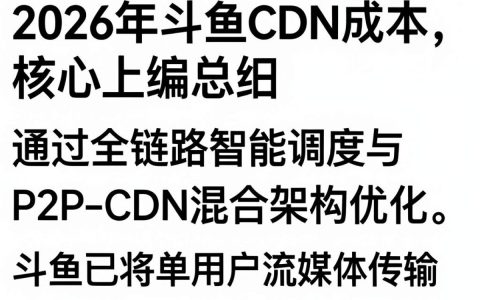 斗鱼cdn成本是多少，斗鱼cdn成本