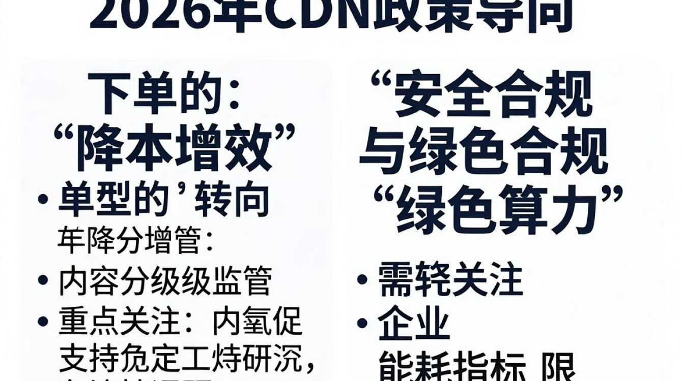 cdn政策导向 cdn政策导向