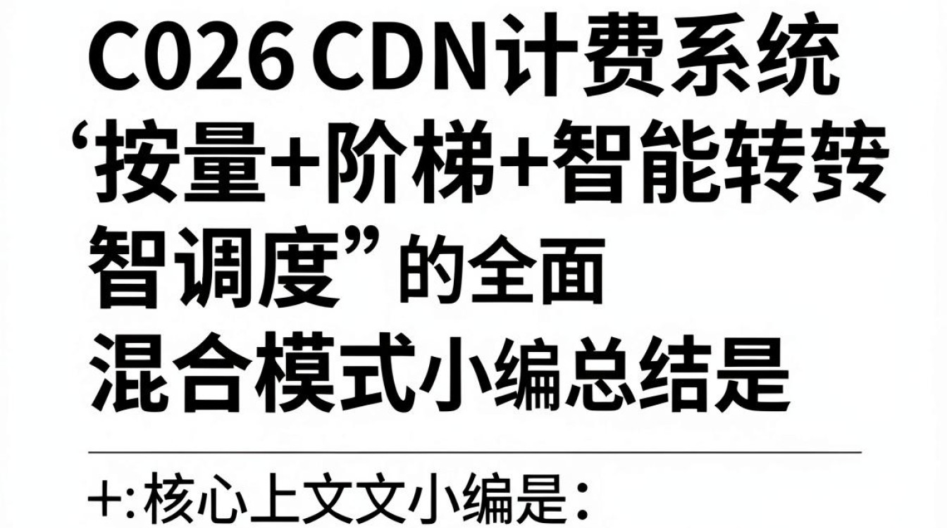cdn计费系统 cdn计费系统