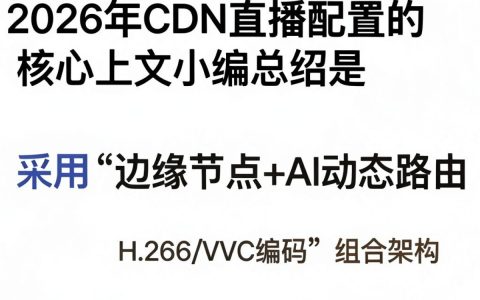 cdn直播配置怎么设置？cdn直播配置教程