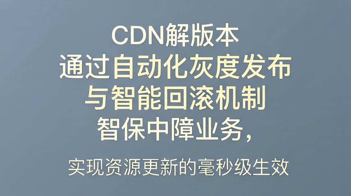 cdn版本维护 cdn版本维护
