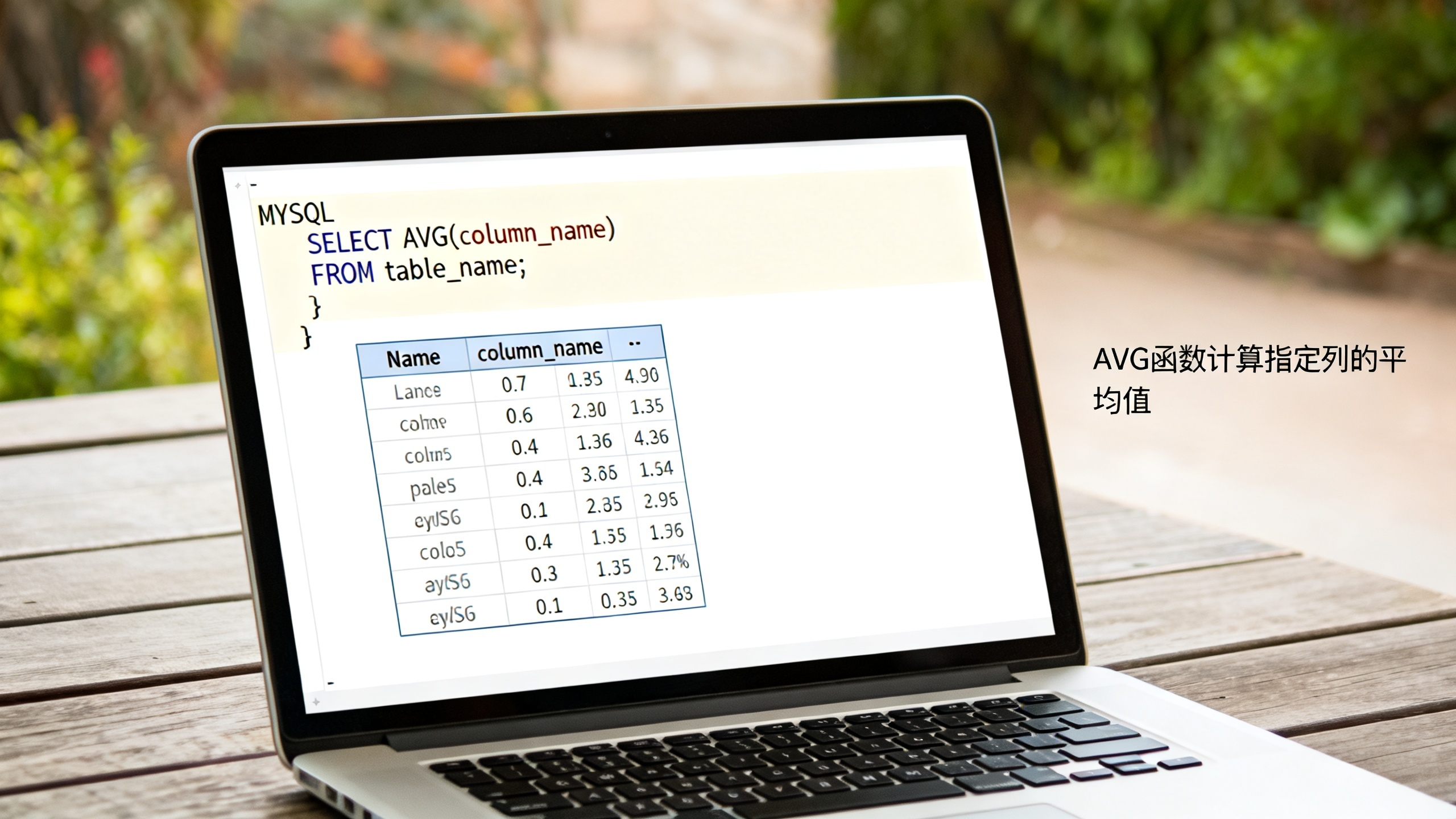 avg mysql_avg是什么意思?mysql_avg函数用法详解 avg mysql_avg是什么意思?mysql_avg函数用法详解