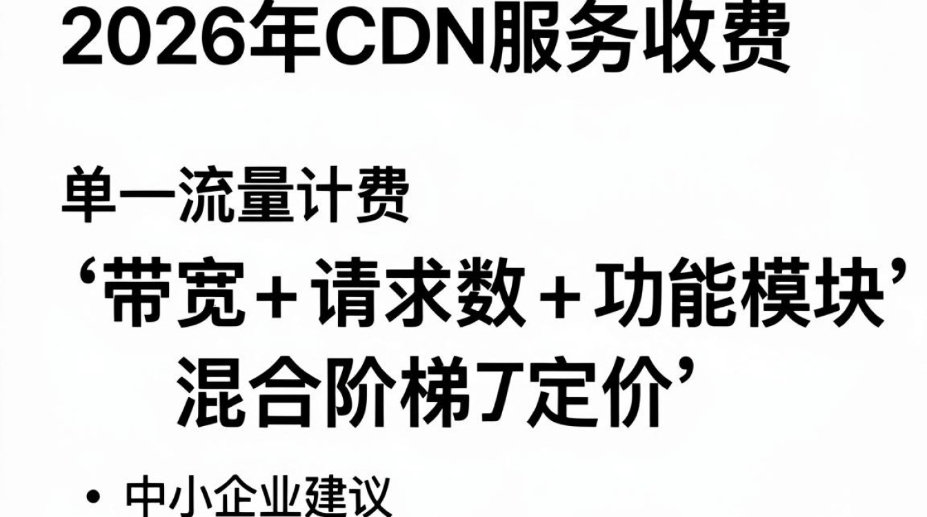 cdn服务收费
